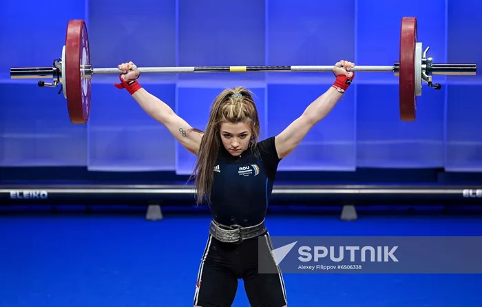 Mihaela Cambei Wins Three Golds at European Weightlifting Championships